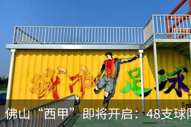 佛山“西甲”即将开启：48支球队在云秀山展开激烈角逐！